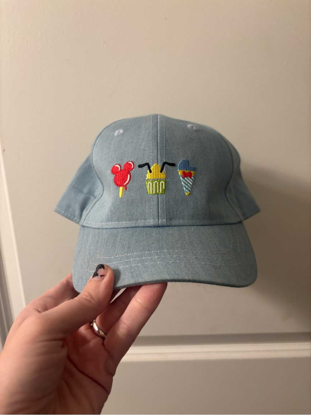 Light Blue Disney SnapBack With Disney Snacks